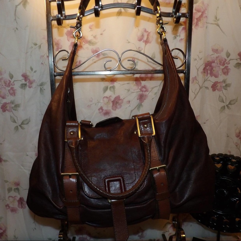Botkier XL Sasha Duffle burgundy color